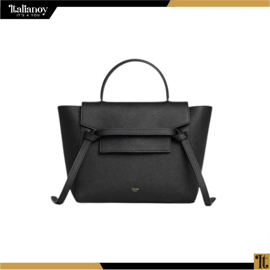 PICO BELT BAG IN GRAINED CALFSKIN BLACK