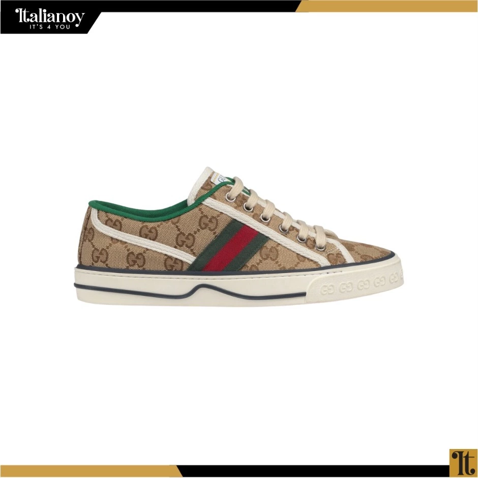 Gucci GG Logo Tennis Sneakers.