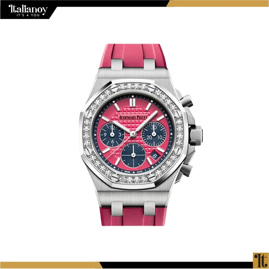 Audemars Piguet Royal Oak Offshore Pink Dial Ladies Chronograph Watch