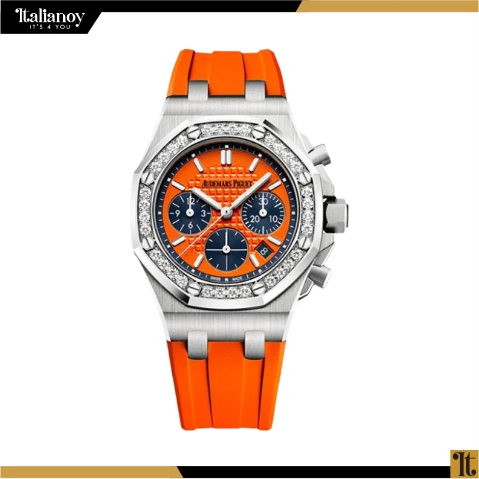 Audemars Piguet Royal Oak Offshore Pink Dial Ladies Chronograph Watch