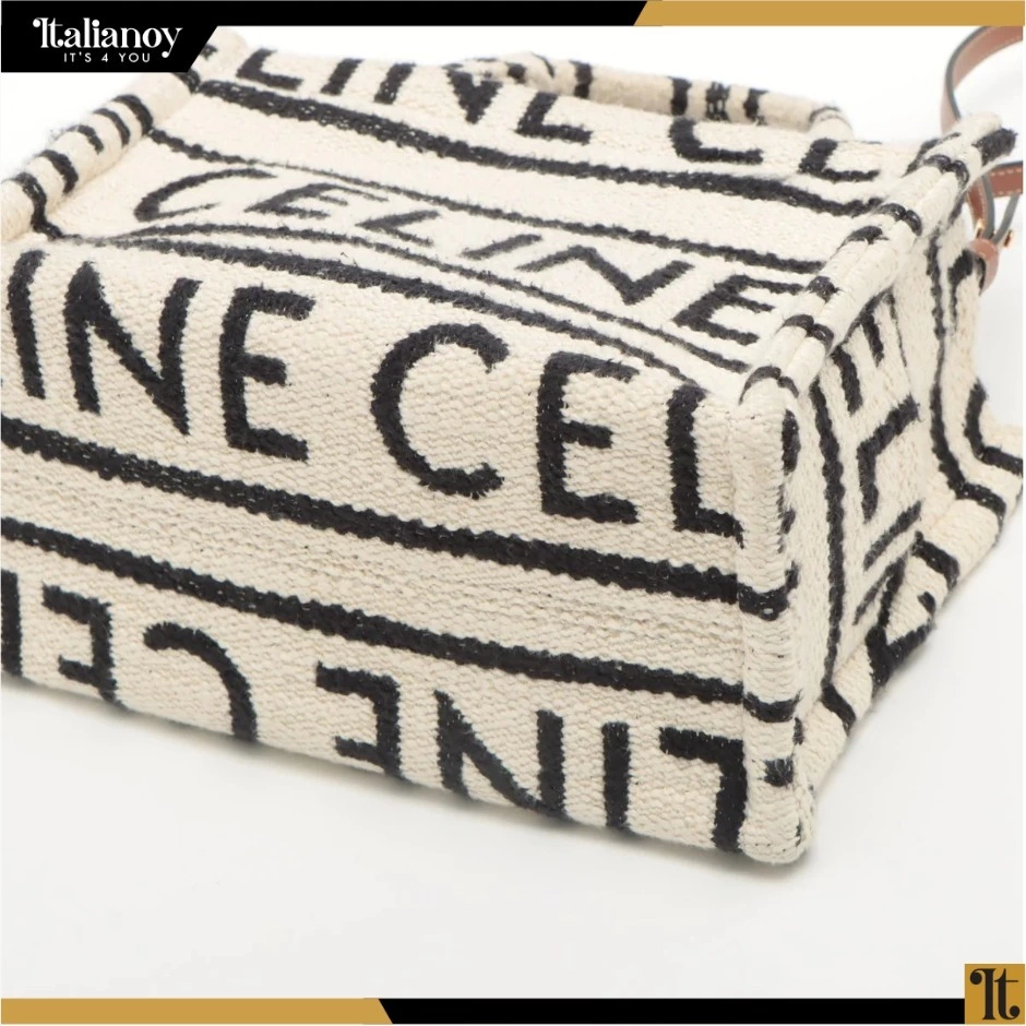 Small Cabas Thais in Textile with Celine All-Over