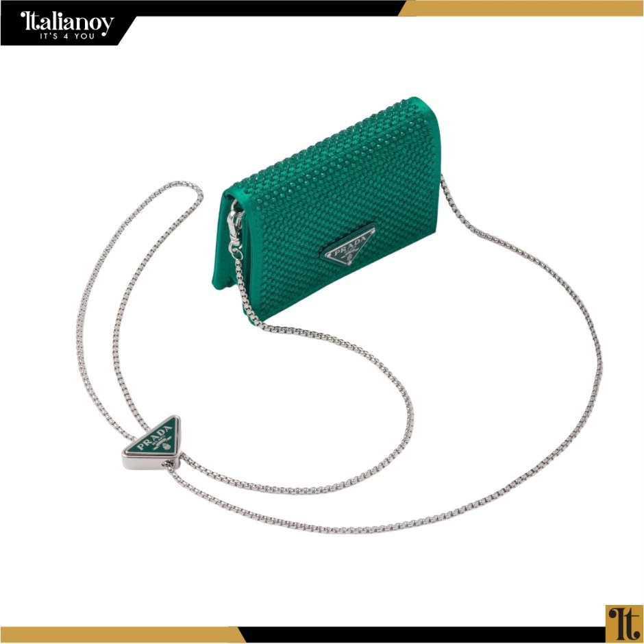 Cardholder with shoulder strap and crystals Mango