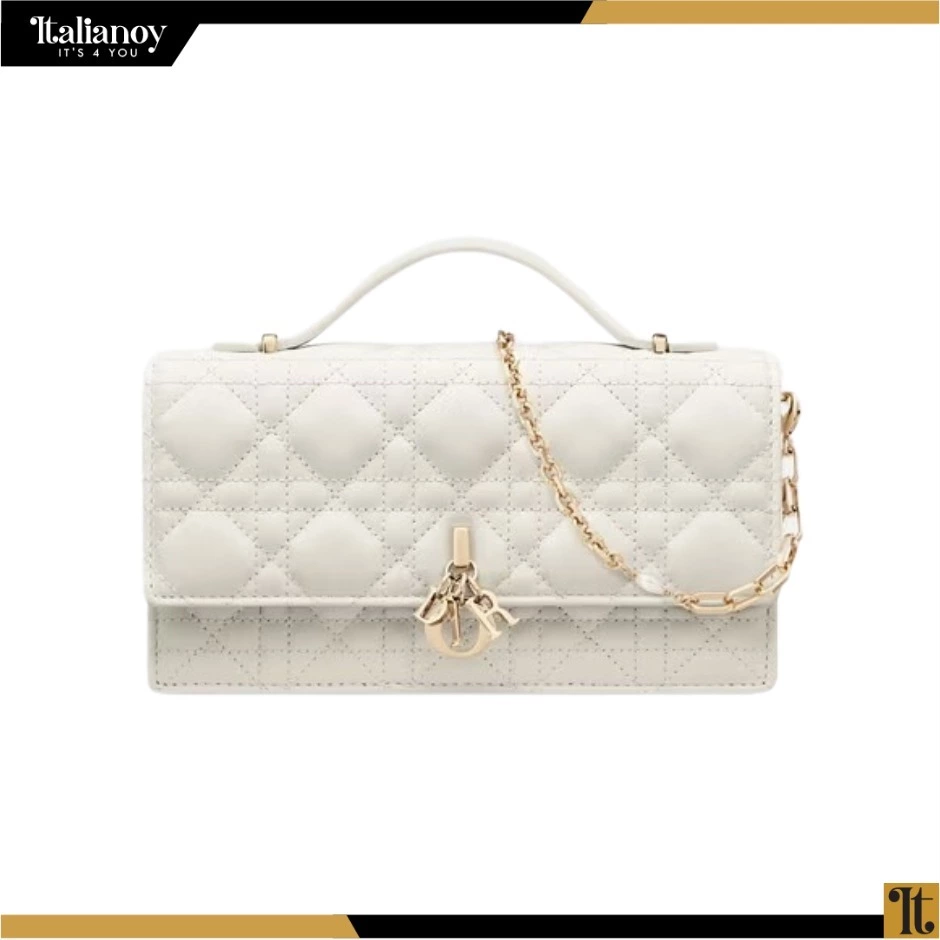 MISS DIOR MINI BAG Latte Cannage Lambskin