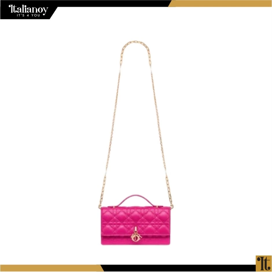 MISS DIOR MINI BAG Rani Pink Cannage Lambskin