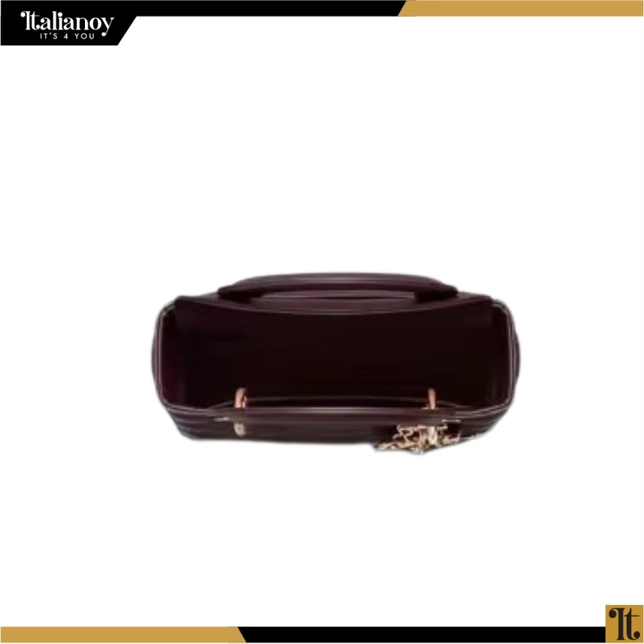 SMALL LADY DIOR MY ABCDIOR BAG Amaranth Cannage Lambskin