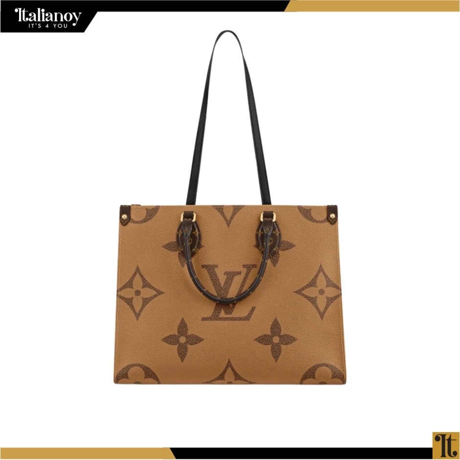 Louis Vuitton Reverse Monogram Canvas Giant Onthego MM Bag Biege