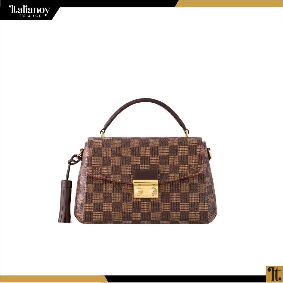 Louis Vuitton Damier Ebene Canvas Croisette Bag