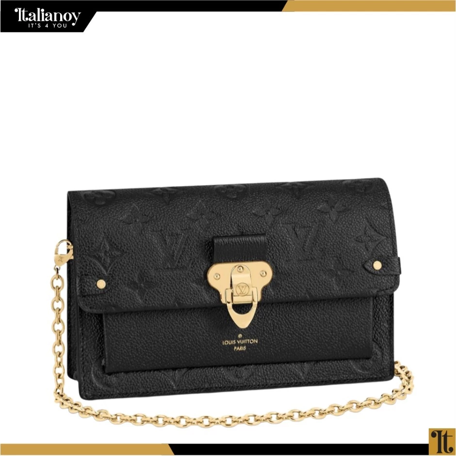 Louis Vuitton Empreinte Vavin Chain Wallet Black