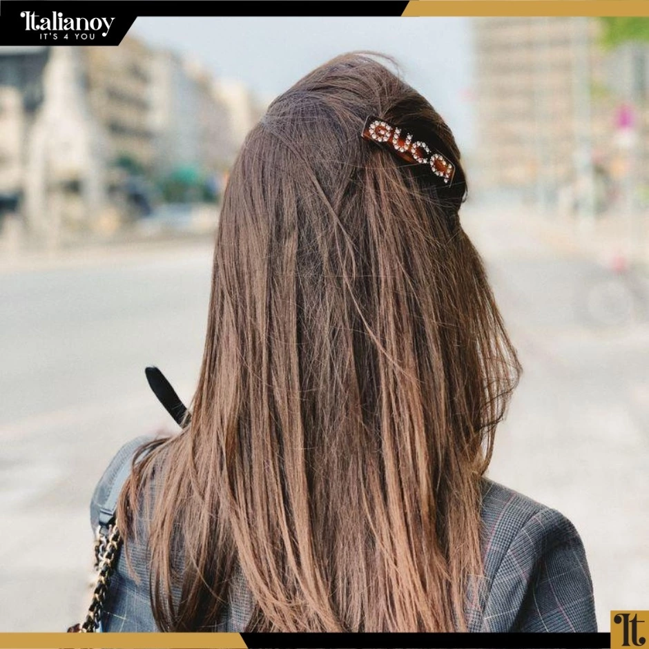 CRYSTAL GUCCI SINGLE HAIR CLIP