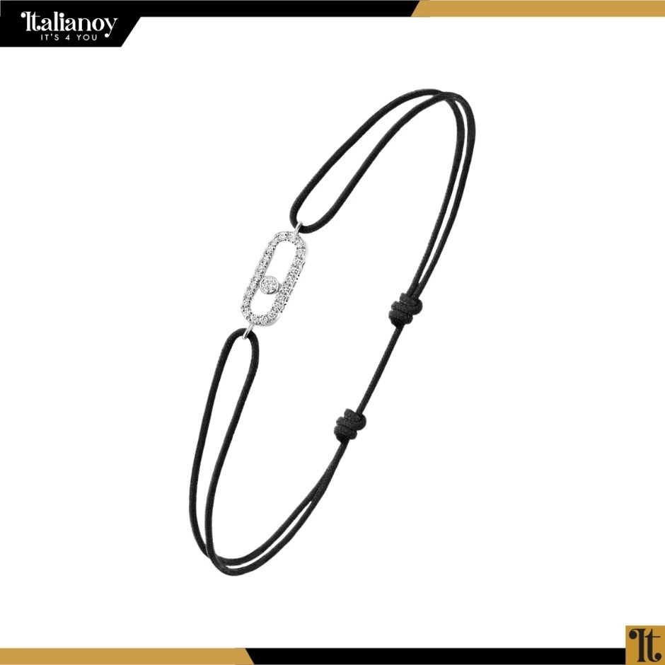 Messika Move Uno Black Cord Bracelet