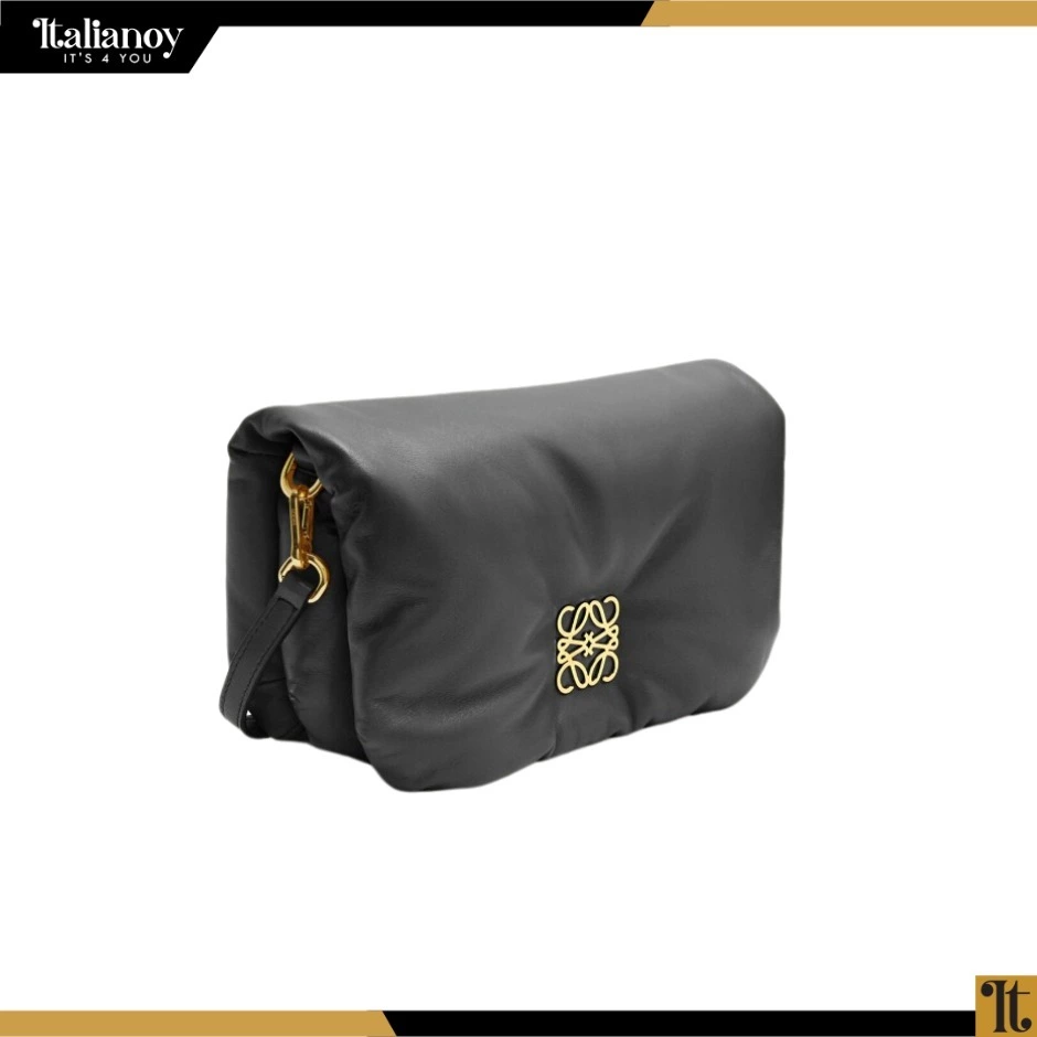 Mini Puffer Goya bag in shiny nappa lambskin