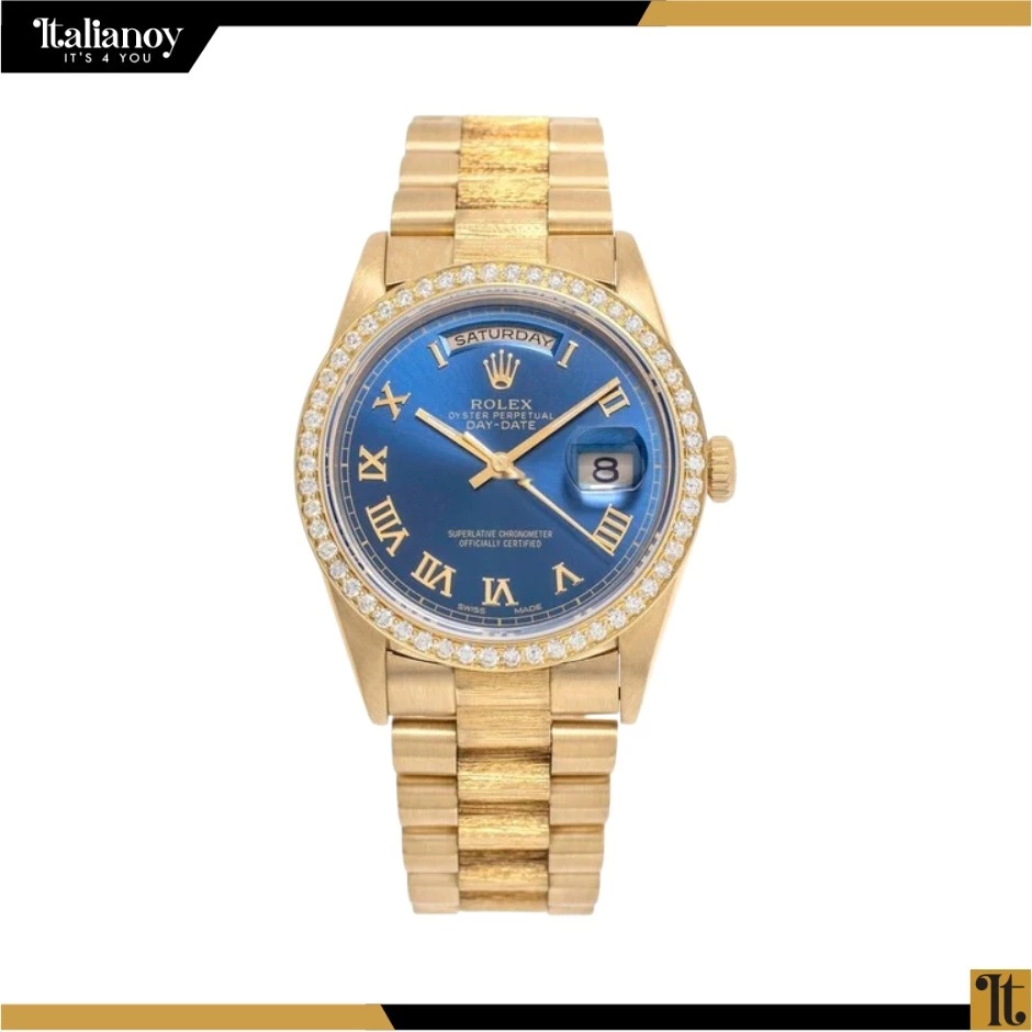 Rolex President Day-Date Watch Blue