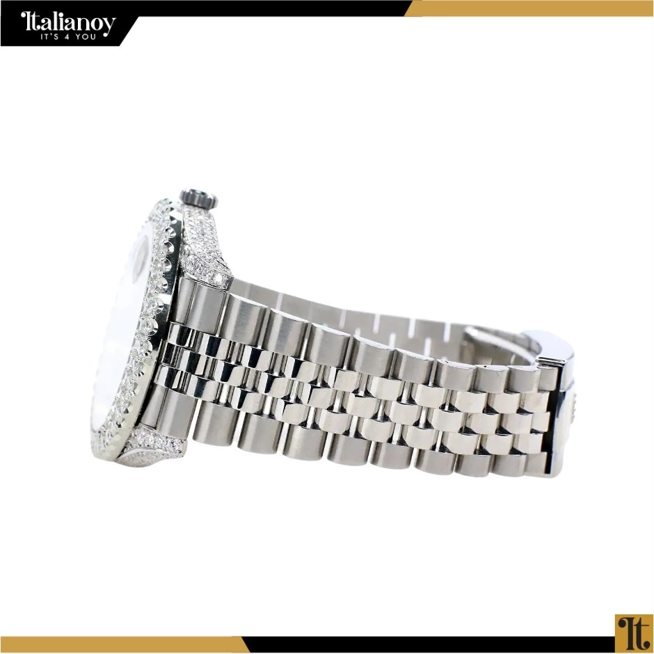 Rolex Datejust Black Roman Dial Watch