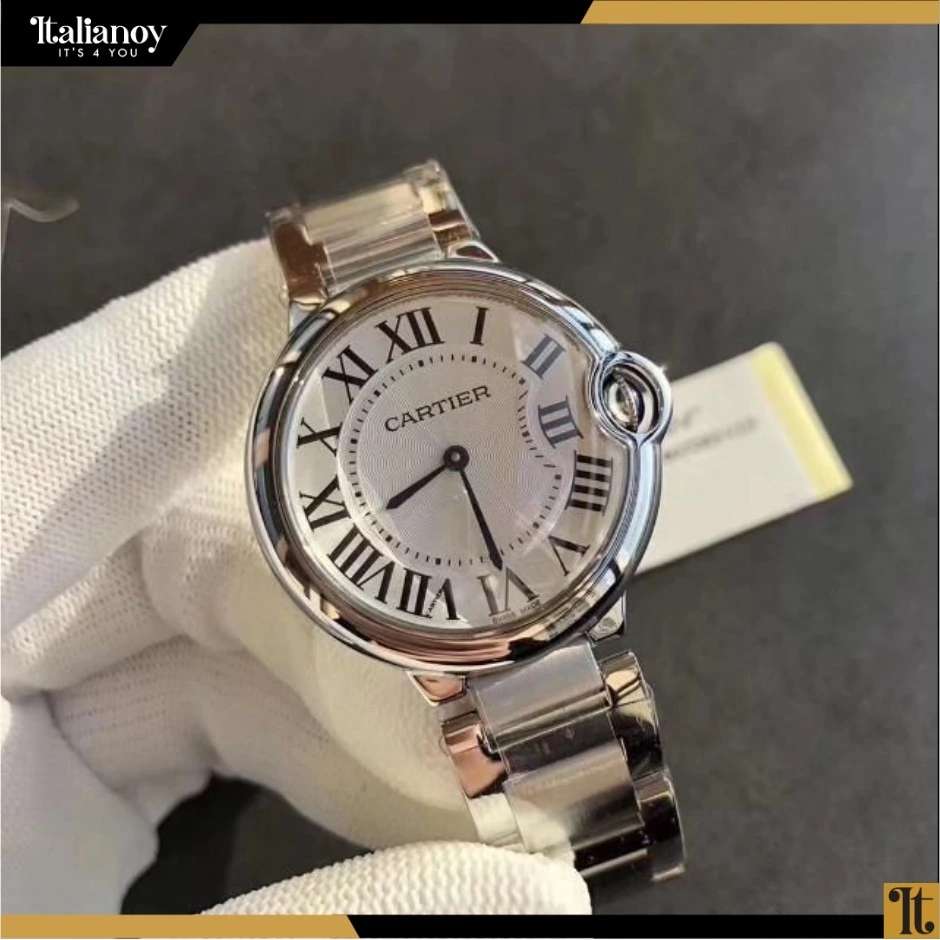 Cartier Silver Ballon Bleu Women's Wristwatch