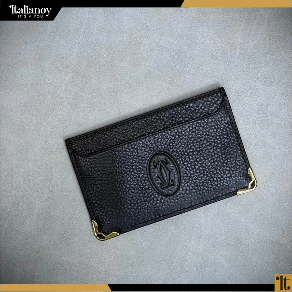 Must De Cartier Small Leather Goods, Card Holder Black