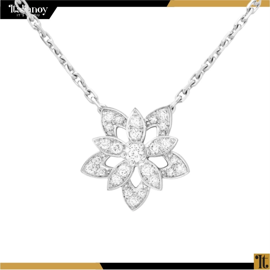 Lotus openwork pendant mini model