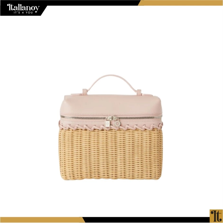 Extra Pocket Pouch L19 Wicker Pink