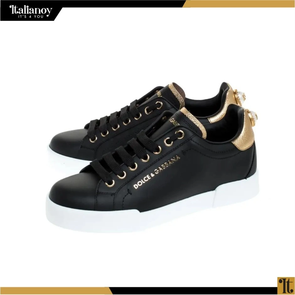 DOLCE & GABBANA Portofino Black Light Sneaker