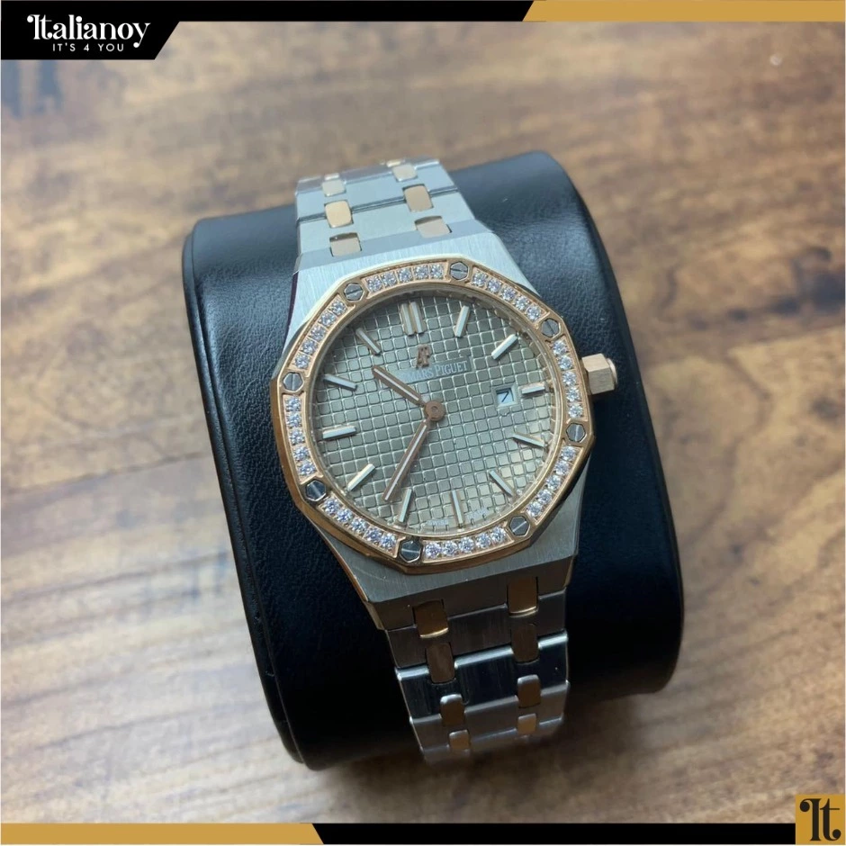 Audemars Piguet Royal Oak Quartz gold/silver-rosegold watch