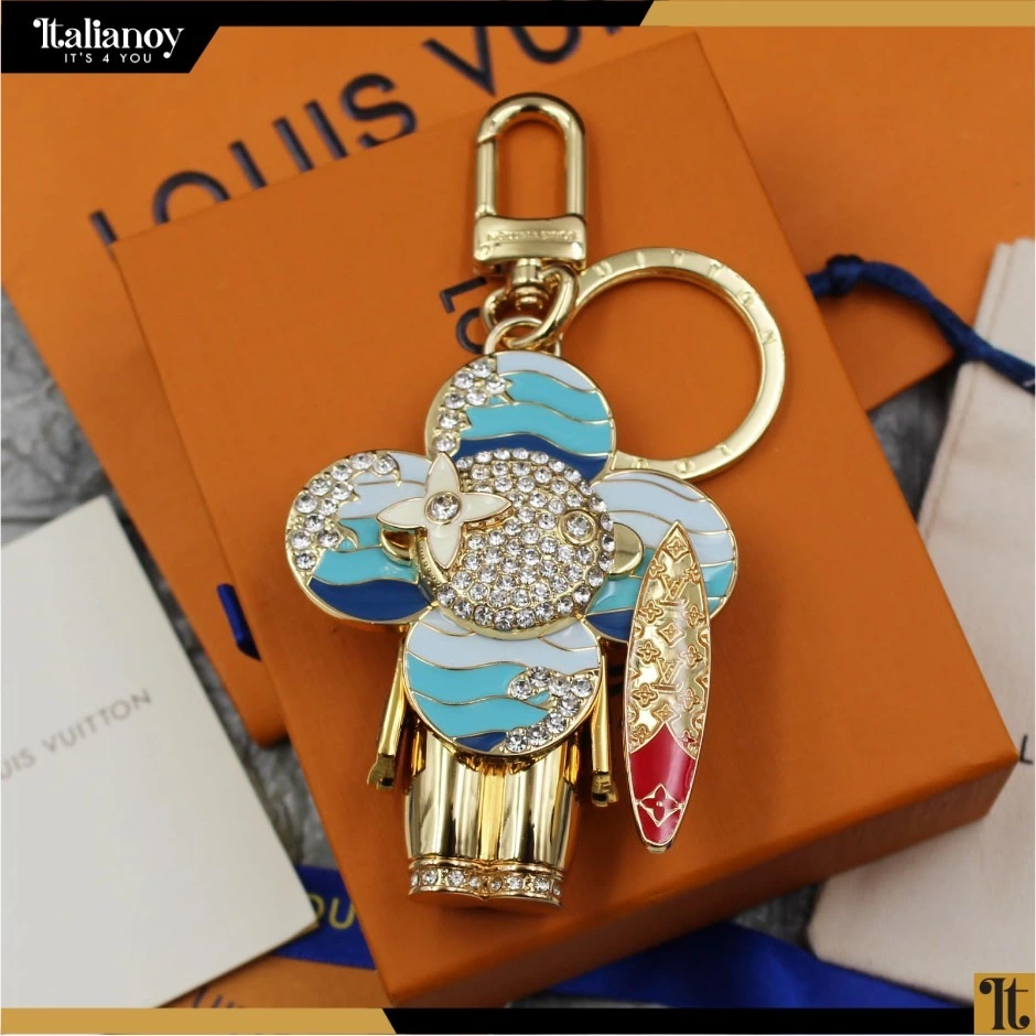 Vivienne Metal Bag Charm And Key Holder