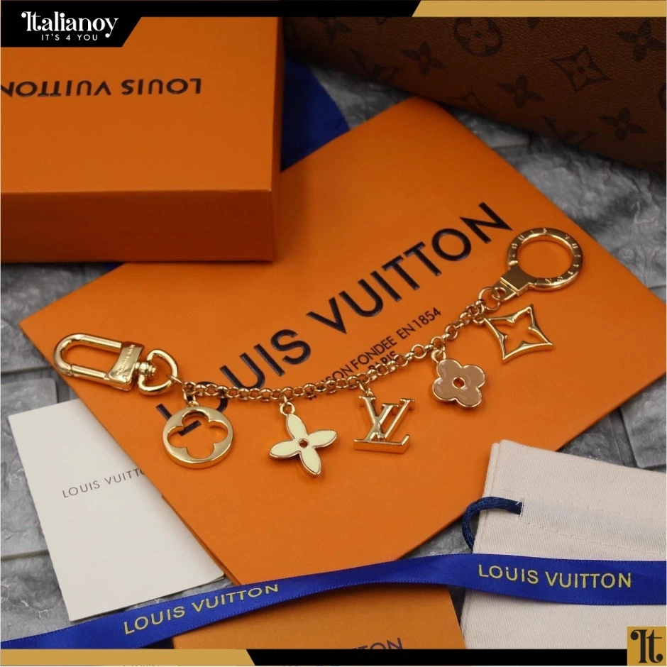 Fleur de Monogram Bag Charm Chain