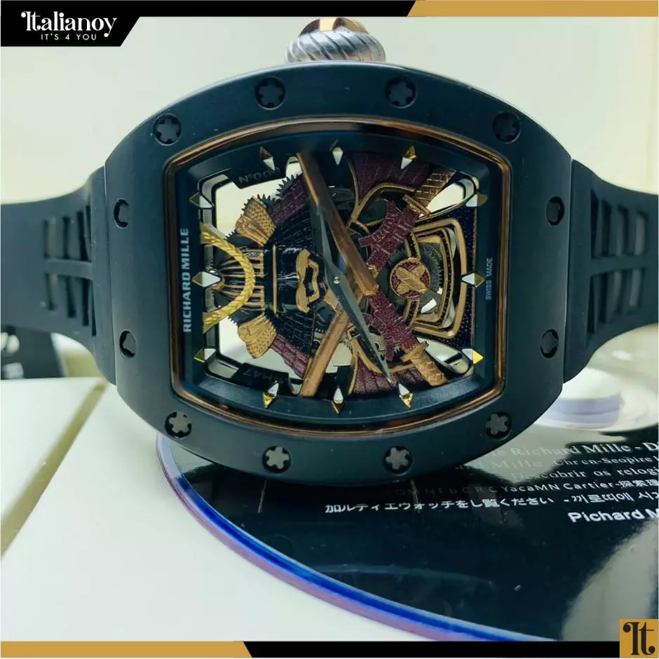 RICHARD MILLE SAMURAI RM 47 BLACK CERAMIC REPLICA