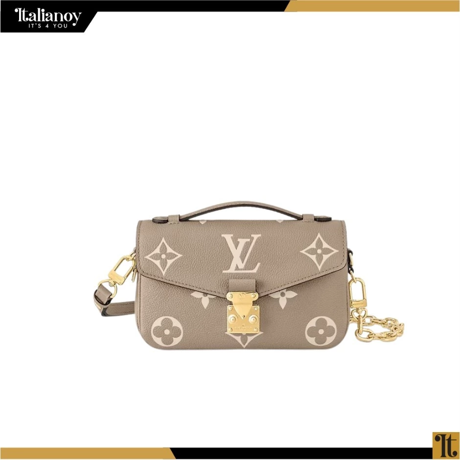 Pochette Métis East West  Tourterelle Crème Beige