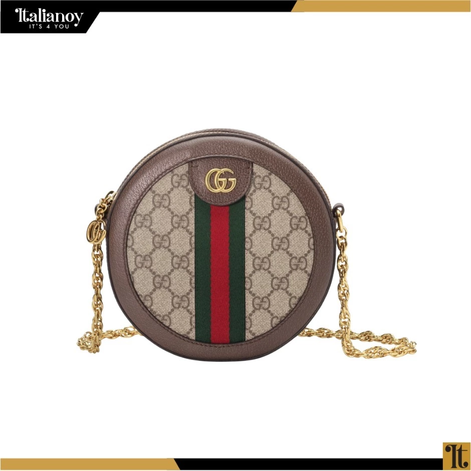 OPHIDIA MINI GG ROUND SHOULDER BAG