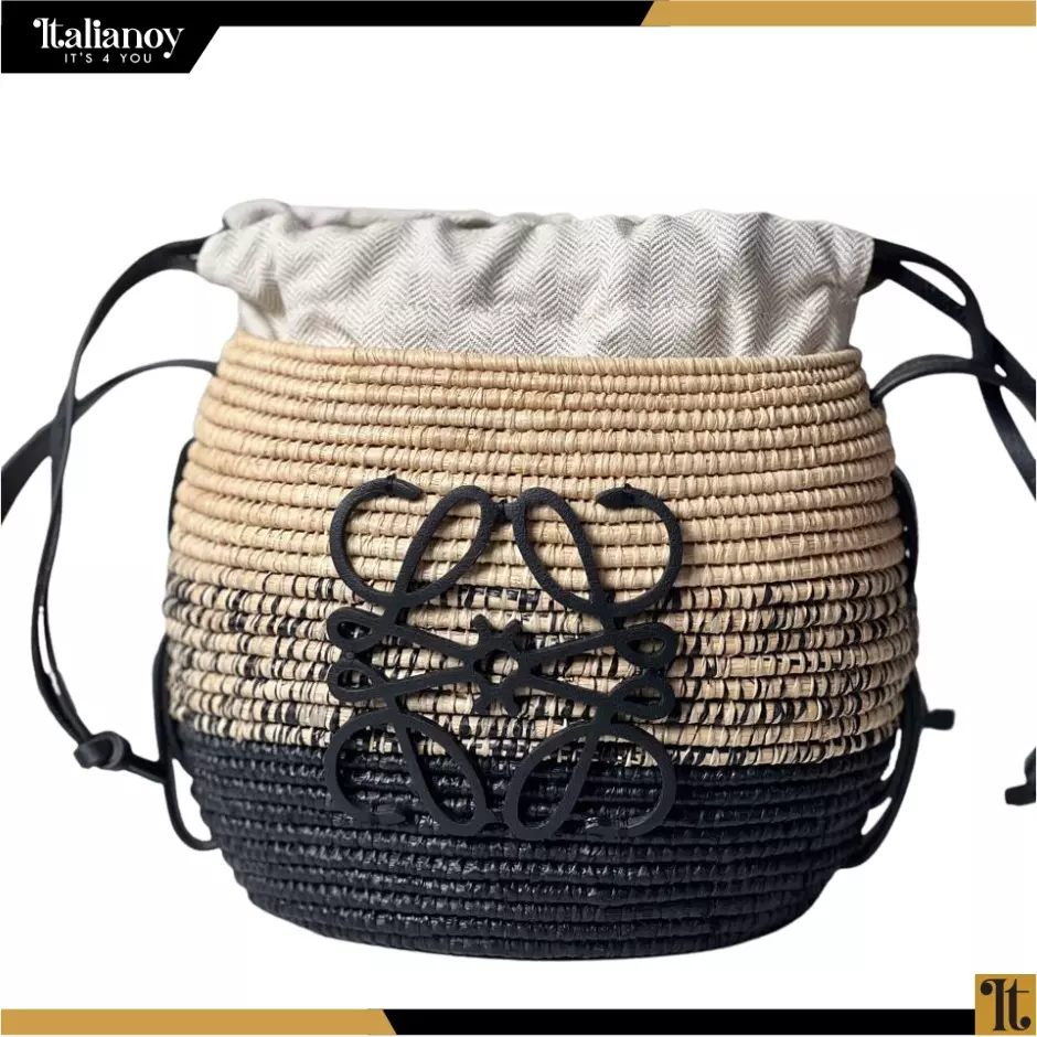 LOEWE x Paula's Ibiza Beehive Degrade Basket Bag