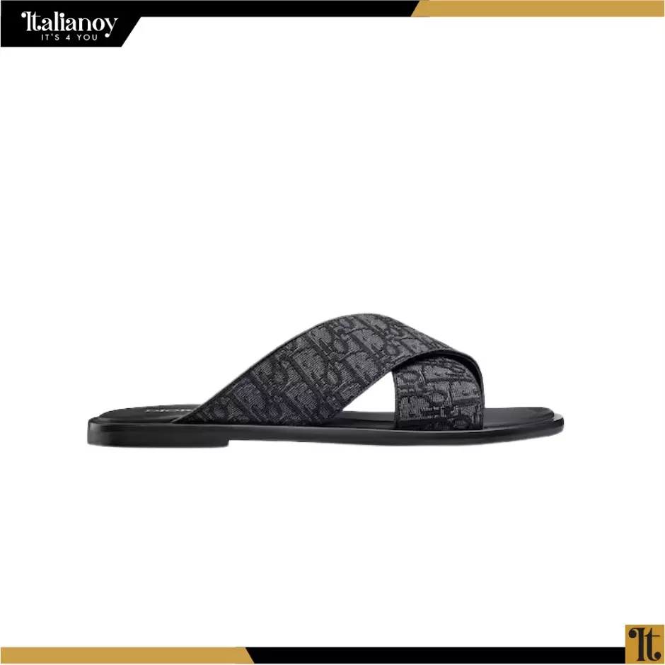 DIOR ALIAS SANDAL Black Dior Oblique Jacquard