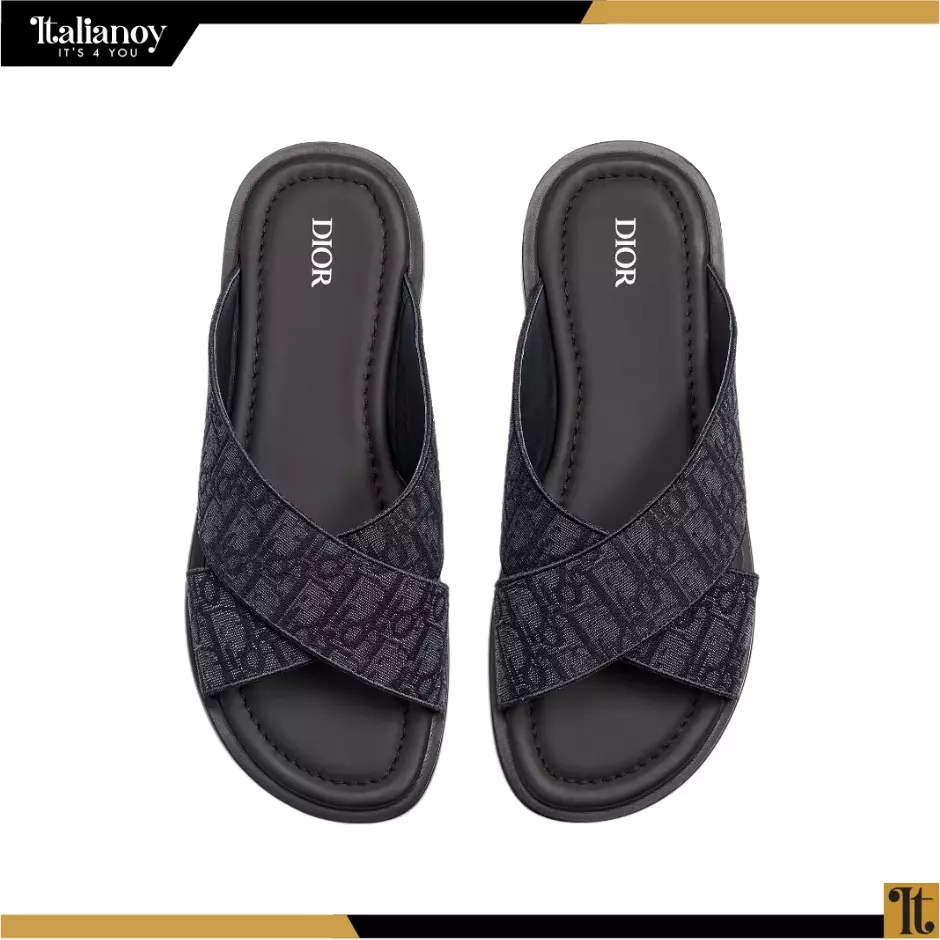 DIOR ALIAS SANDAL Black Dior Oblique Jacquard