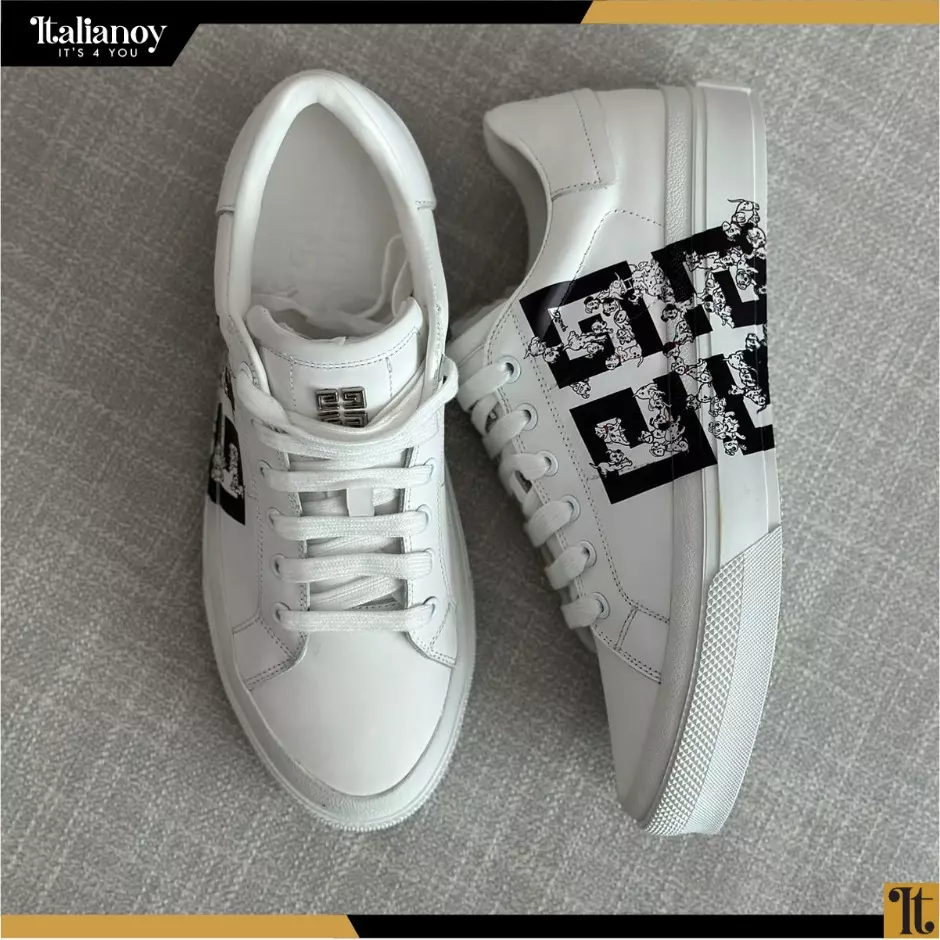 GIVENCHY CITY SPORT LEATHER SNEAKERS