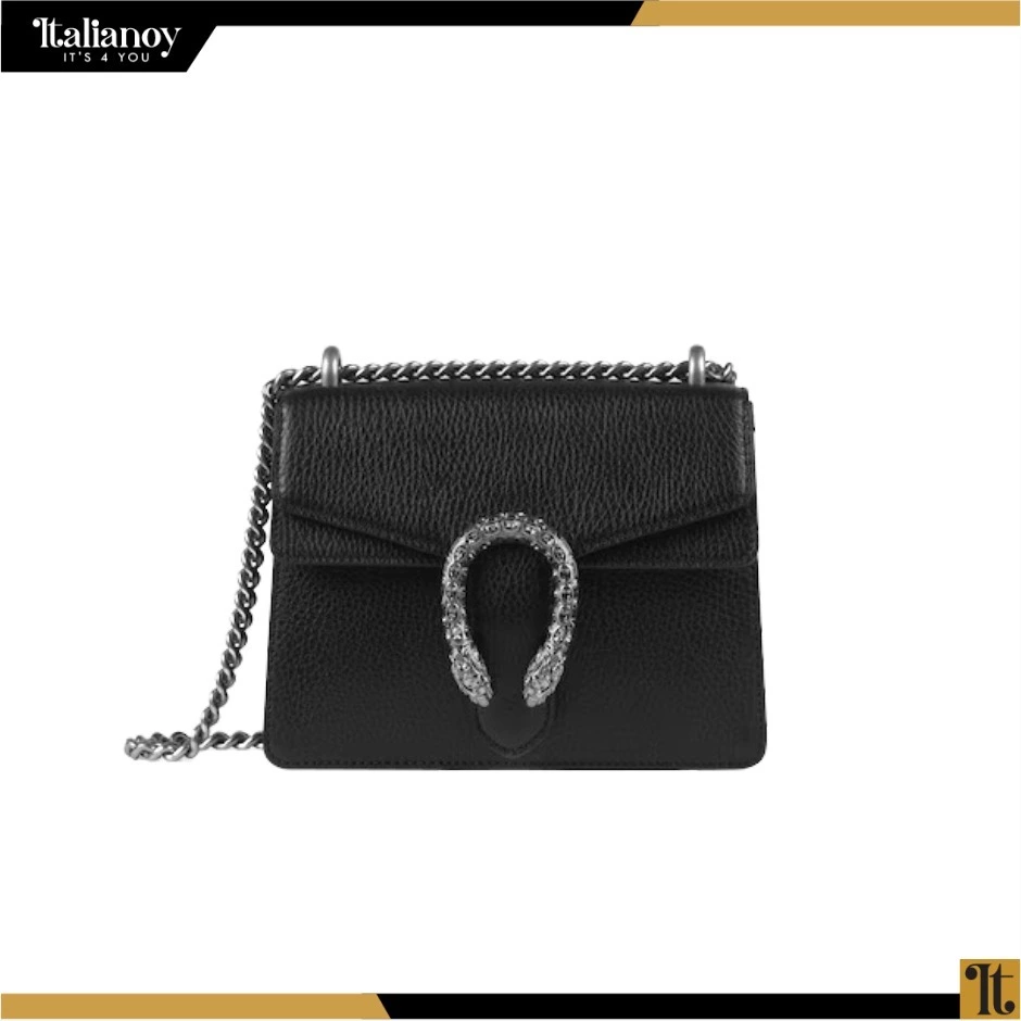 DIONYSUS LEATHER MINI BAG Black