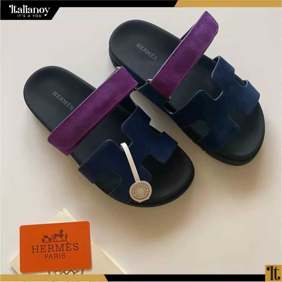 Hermes Chypre Sandal dark blue + purple