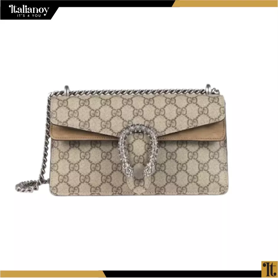 DIONYSUS GG SMALL RECTANGULAR BAG  Beige GG Canvas