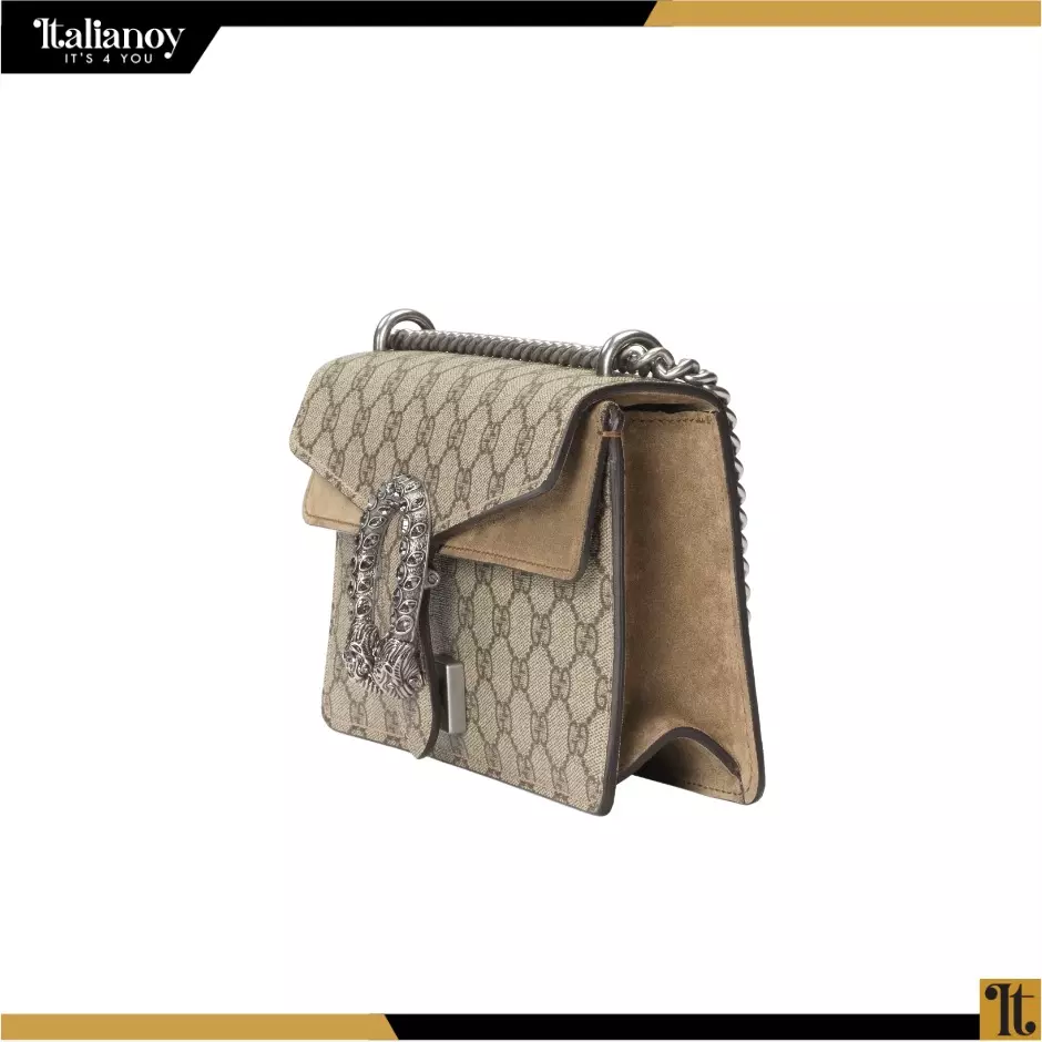 DIONYSUS GG SMALL RECTANGULAR BAG  Beige GG Canvas