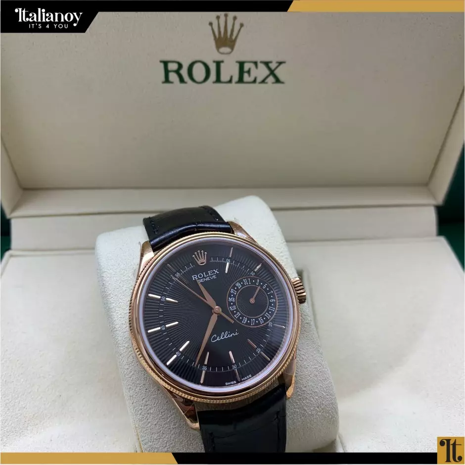 Rolex Cellini black gold