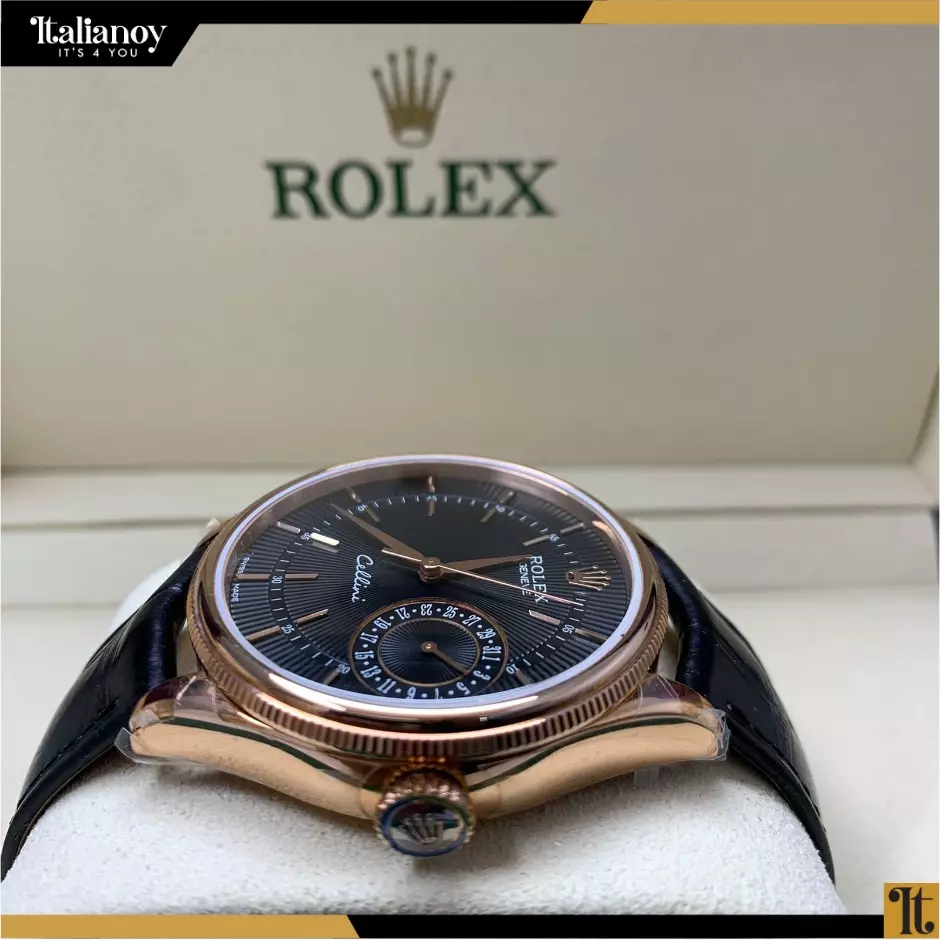 Rolex Cellini black gold