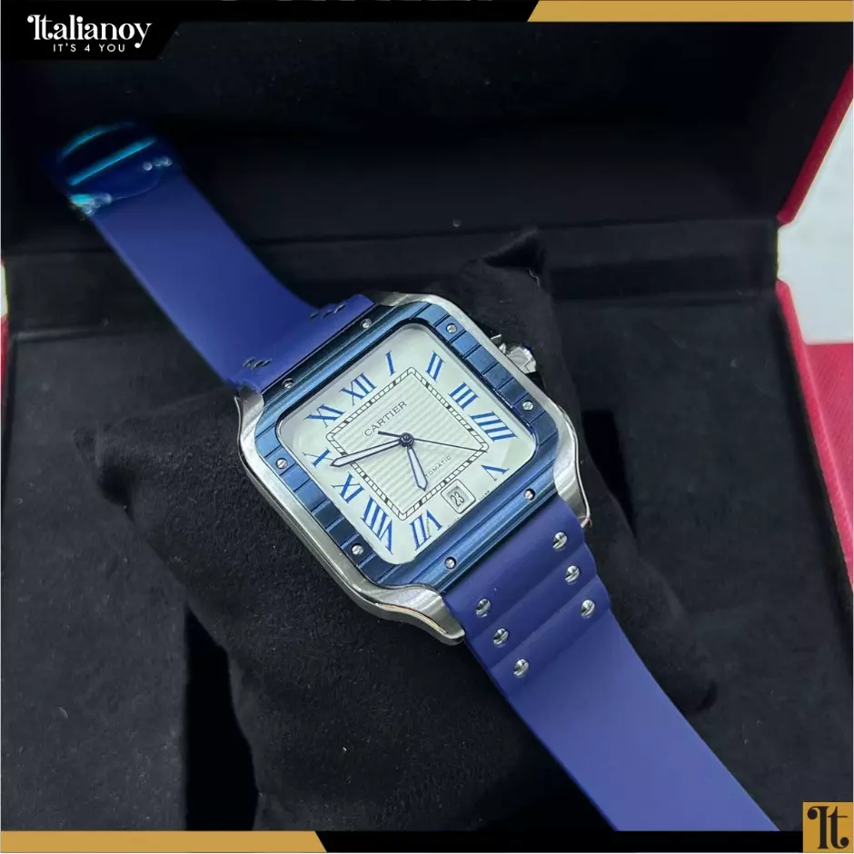Santos de Cartier Watch blue