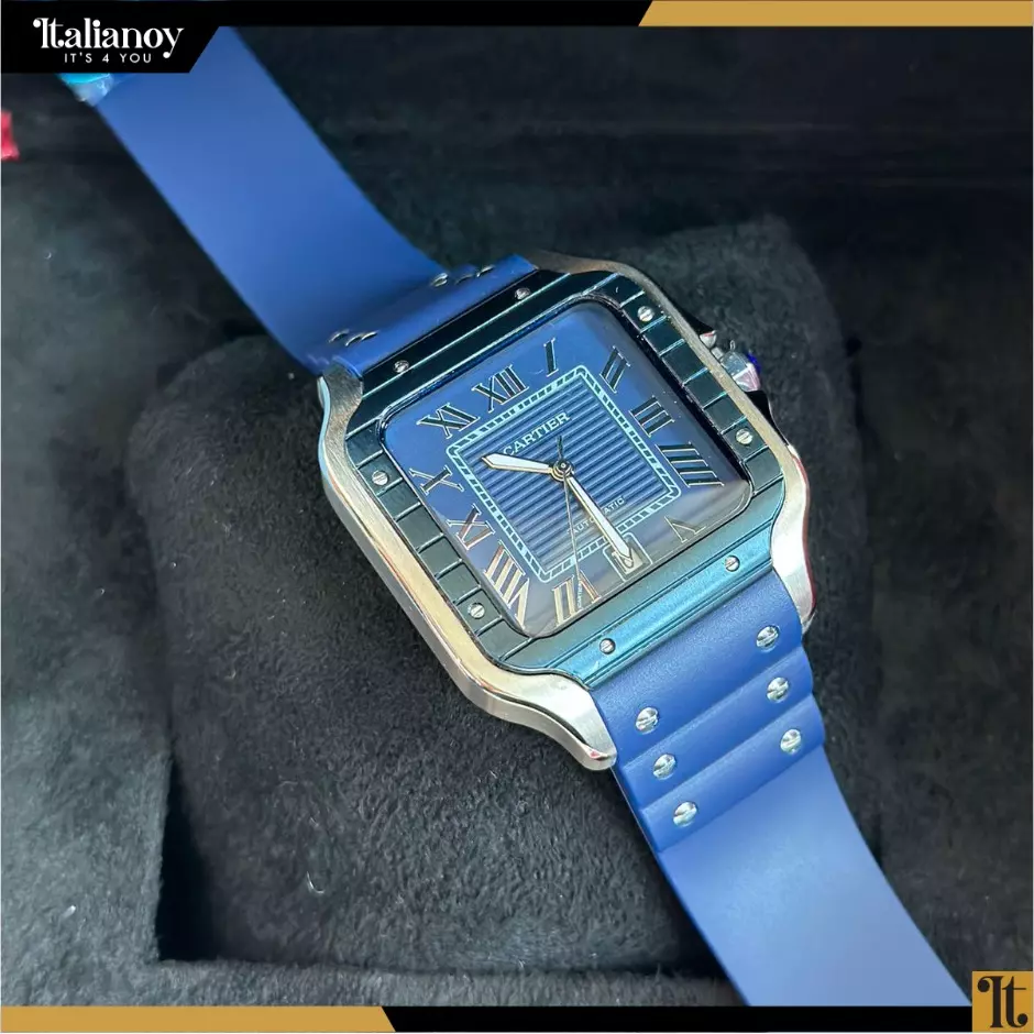 Santos de Cartier Watch blue