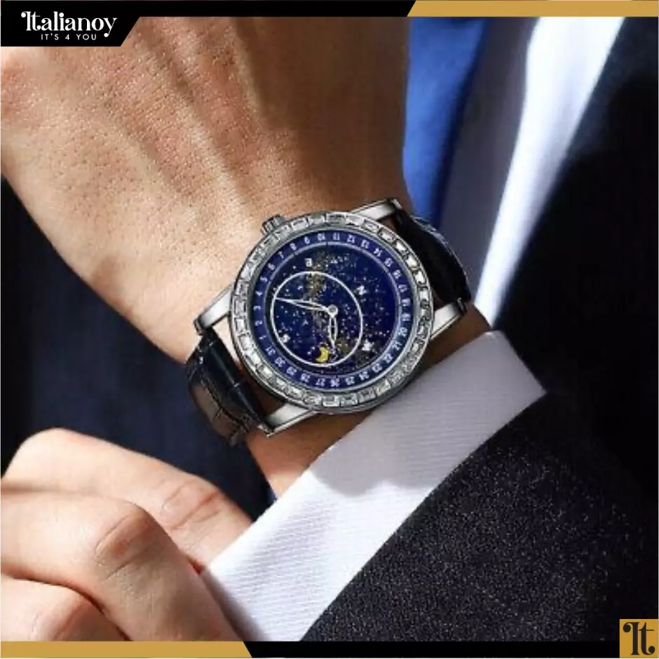 Patek Philippe Men Grand Complications Self-Winding in Platinum-Navy