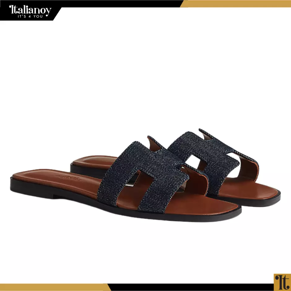 Oran sandal Bleu Brut