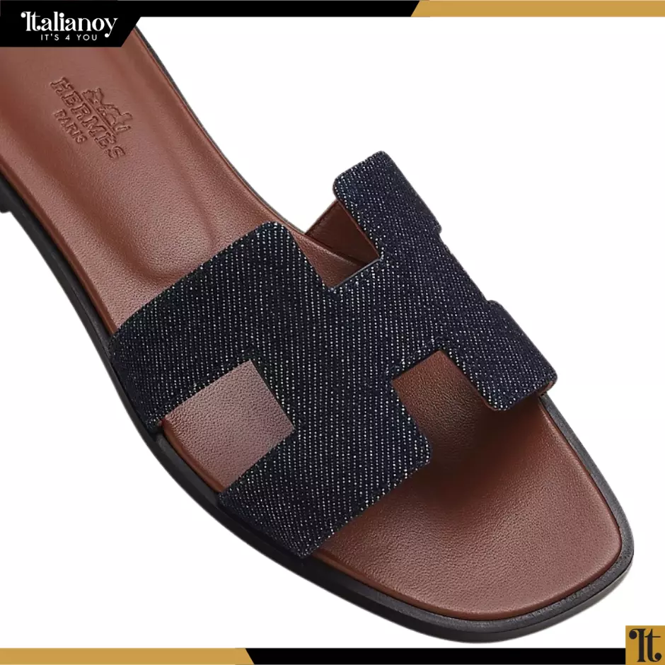 Oran sandal Bleu Brut