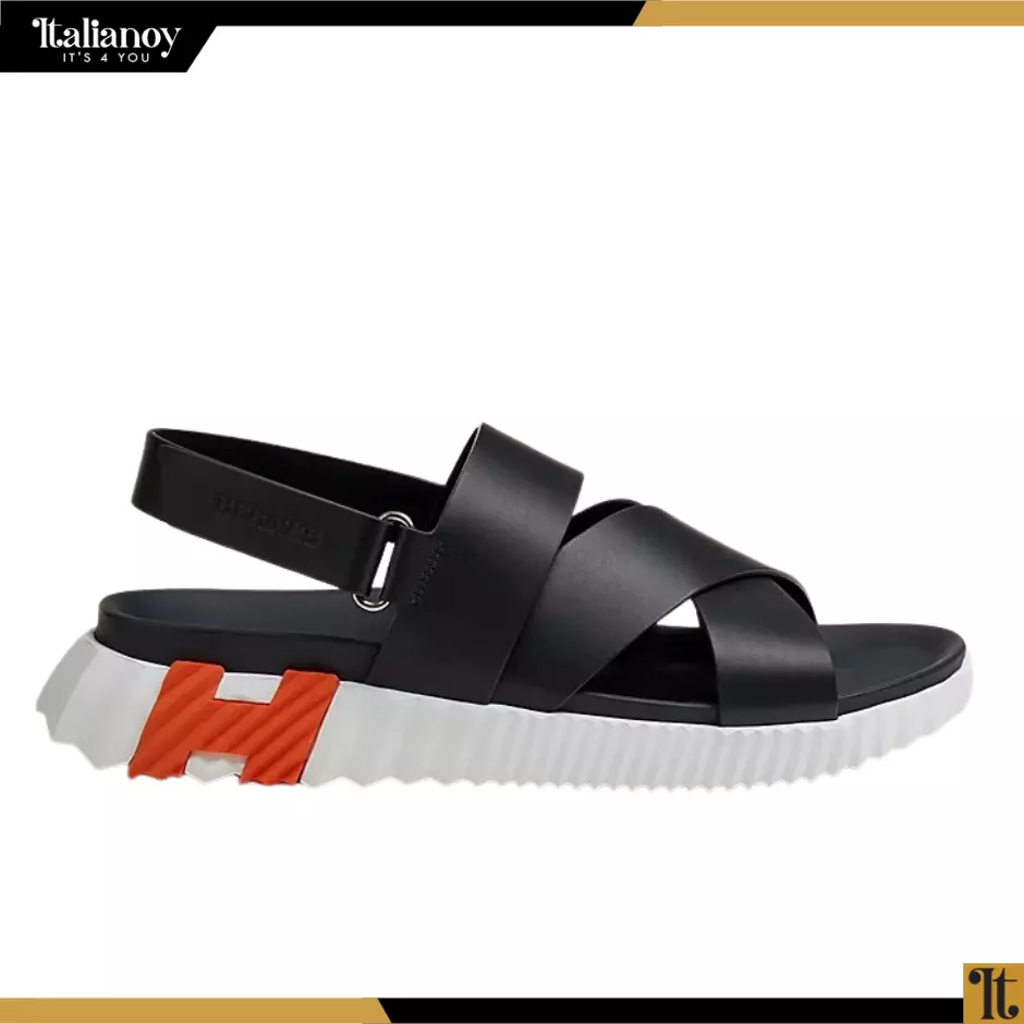 Electric sandal noir