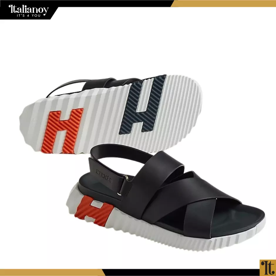 Electric sandal noir