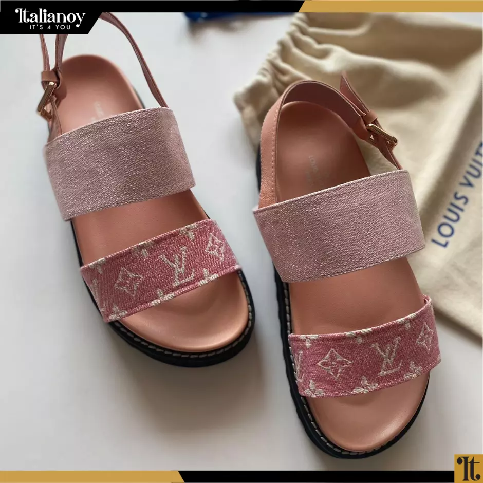 Calf Leather Sandals pink