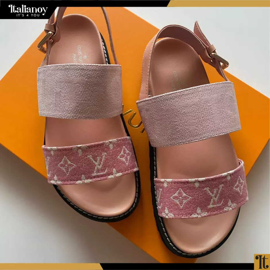 Calf Leather Sandals pink