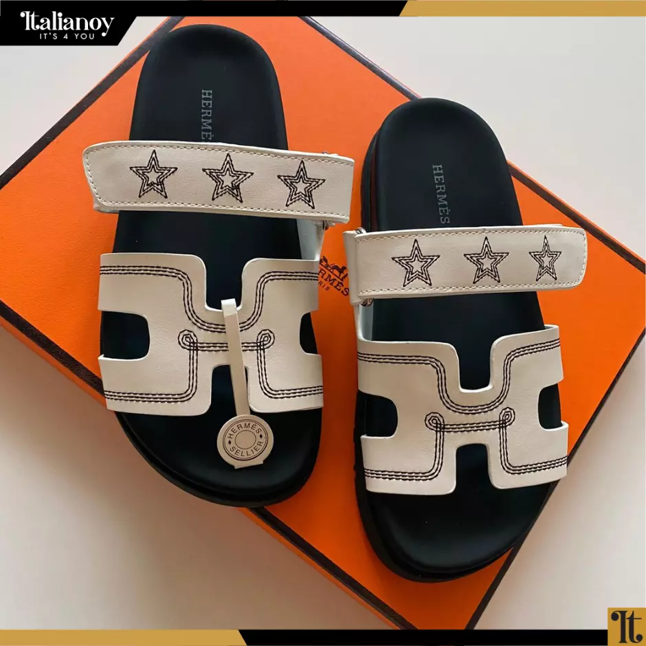 Hermes Sandals beige star