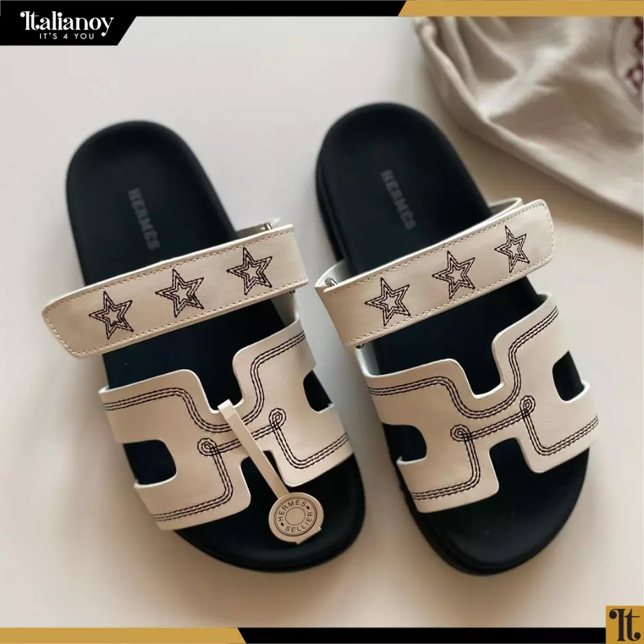Hermes Sandals beige star
