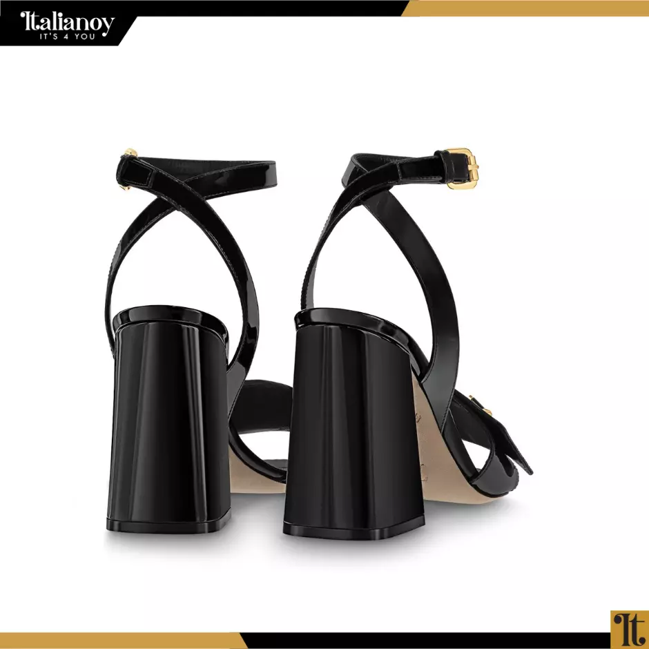 Women Louis Vuitton Shake Sandals noir